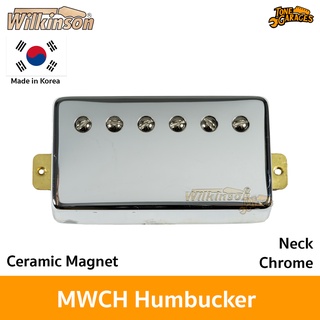 Wilkinson MWCHB Humbucker Chrome Cover Ceramic Magnet 2C ปิ๊กอัพกีต้าร์ ตำแหน่ง Neck Made in Korea