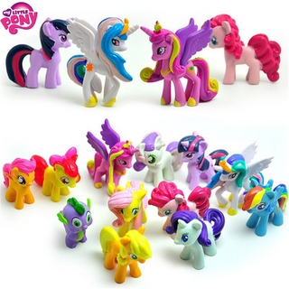 ฟิกเกอร์พีวีซี  My Little Pony ของเล่นสําหรับเด็ก 12 ชิ้น / ชุด