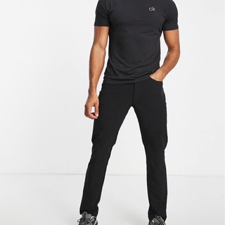 CK⏸CALVIN KLEIN GOLF GENIUS 4-WAY STRETCH TROUSER กางเกงขายาวทรงขากระบอกเล็กแบรนด์