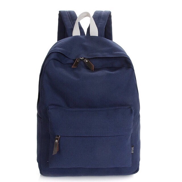 เก็บเงินปลายทางได้ เป้สีล้วน กระเป๋าสะพายข้าง กระเป๋าเป้ bag373