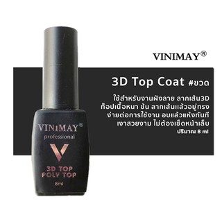 Topcoat vinimay ของแท้100% แบบขวด 3D ขนาด8ml