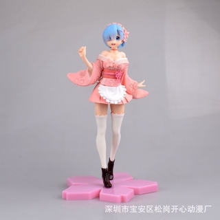 โมเดลฟิกเกอร์ Anime Figure Re: A Different World From Zero Reme สําหรับตกแต่งบ้าน