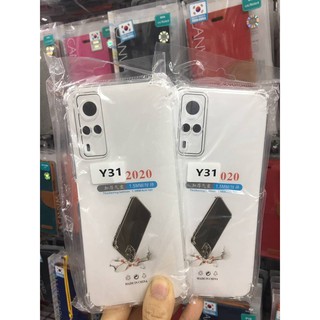 Vivo Y31 2021 CASE TPU ฝาหลังใส กันกระแทก มีปุ่มกันกระแทก คลุมกล้อง ทั้ง 4 มุม รุ่นใหม่