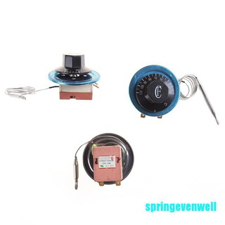 [springevenwell] สวิตช์ควบคุมอุณหภูมิเทอร์โมสตัท หน้าปัด 220V 16A สําหรับไฟฟ้า