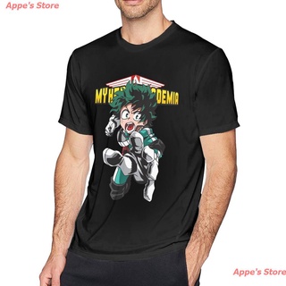 Appes Store 2021 New Design My Hero Academia Men T Shirt Cool เสื้อยืดแขนสั้น Short Sleeve Round Neck Top Pria เสื้อผ้า