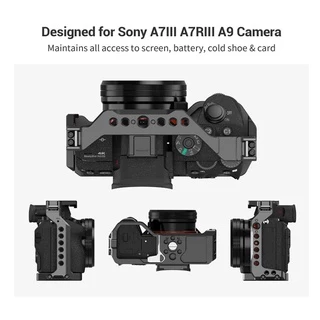 SMALLRIG กรงกล้อง ขนาดเล็ก สําหรับ Sony A7 III A7R III A9 2918