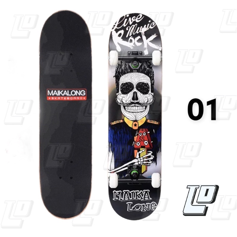 โล๊ะ!!สเกตบอร์ด Skateboard Maikalong พร้อมส่ง