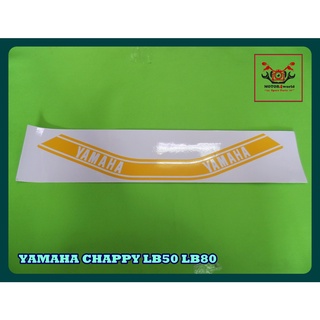 YAMAHA CHAPPY LB50 LB80 BODY STICKER "YELLOW" SET // สติ๊กเกอร์ ชิปปี้ สี เหลือง-ขาว งานพิมพ์คมชัด สินค้าคุณภาพดี