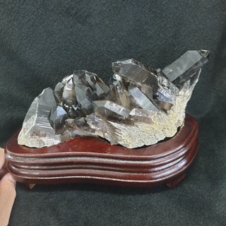 หินก้อนสโมคกี้ควอตซ์ หินสโมกี้ควอตซ์ สโมกกี้ควอตซ์(Smoky Quartz)