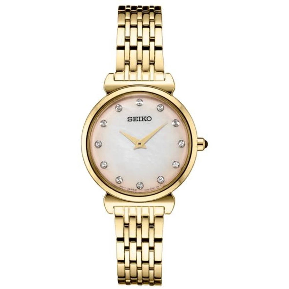 Seiko SFQ802P1 นาฬิกาข้อมือผู้หญิง Quartz Women's Watch