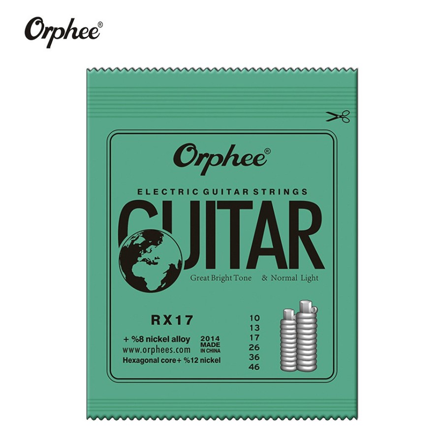 Orphee RX17 10-46 สายกีตาร์ไฟฟ้าแสงปกติ