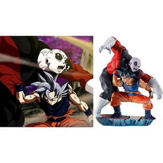 (ของแท้ มือ2 ไม่มีกล่อง) Dragon Ball Mega House งานไข่ใหญ่ Goku UI vs Jiren / โกคู UI vs จิเรน ขนาด 9 cm.