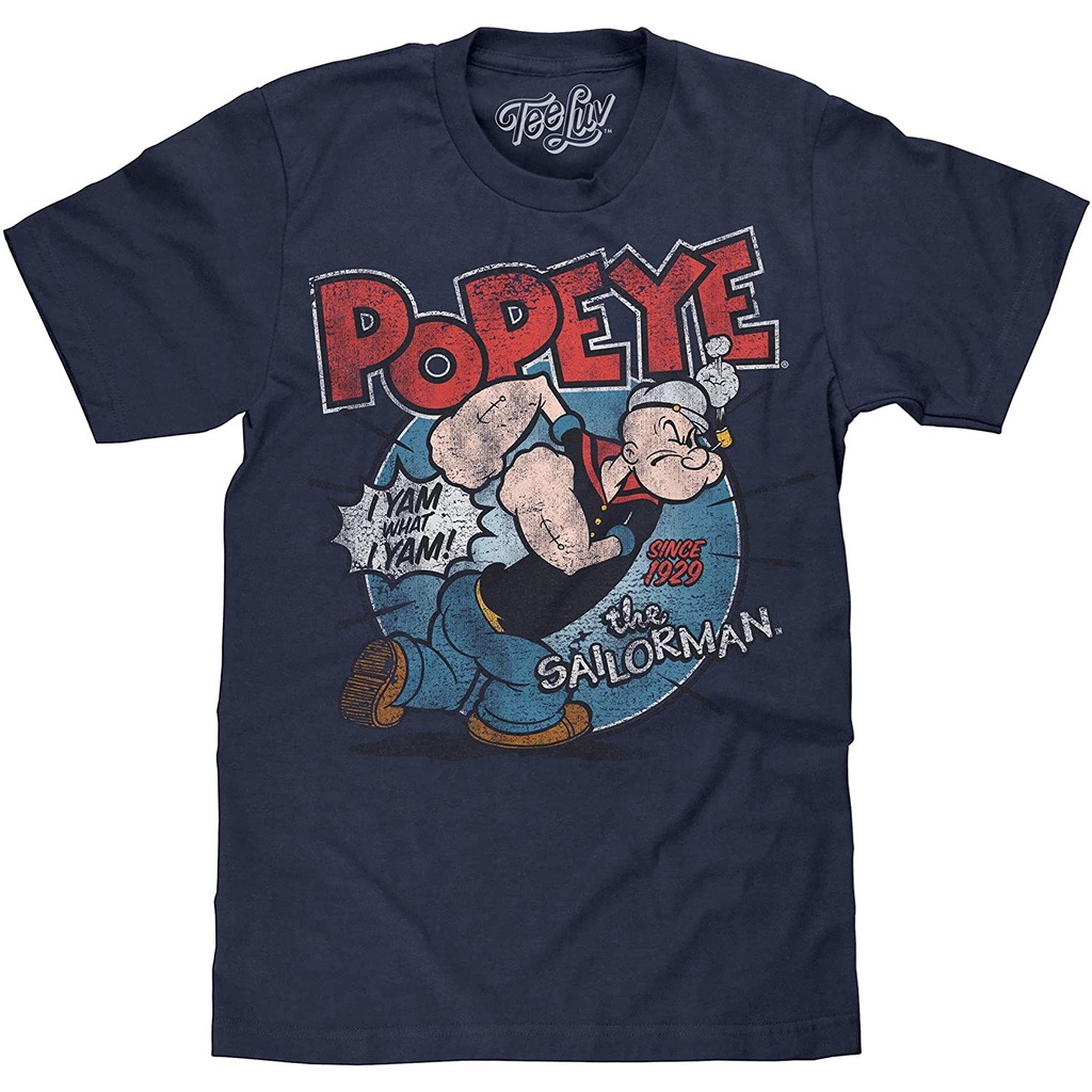 Popeye The Sailorman T-Shirt - I Yam What I Yam Popeye Ca เสื้อยืด - เสื้อเชิ้ต - เสื้อเชิ้ต - เสื้อเชิ้ต - เสื้อเชิ้ตผู้ใหญ่ - เสื้อเชิ้ตผู้ชาย& 39;s - เสื้อเชิ้ต - Boy& 39;s Shirt - เสื้อยืด Girls& 39; - เสื้อยืด Men& 39;s - เสื้อยืด Women& 39;s - เสื้อ