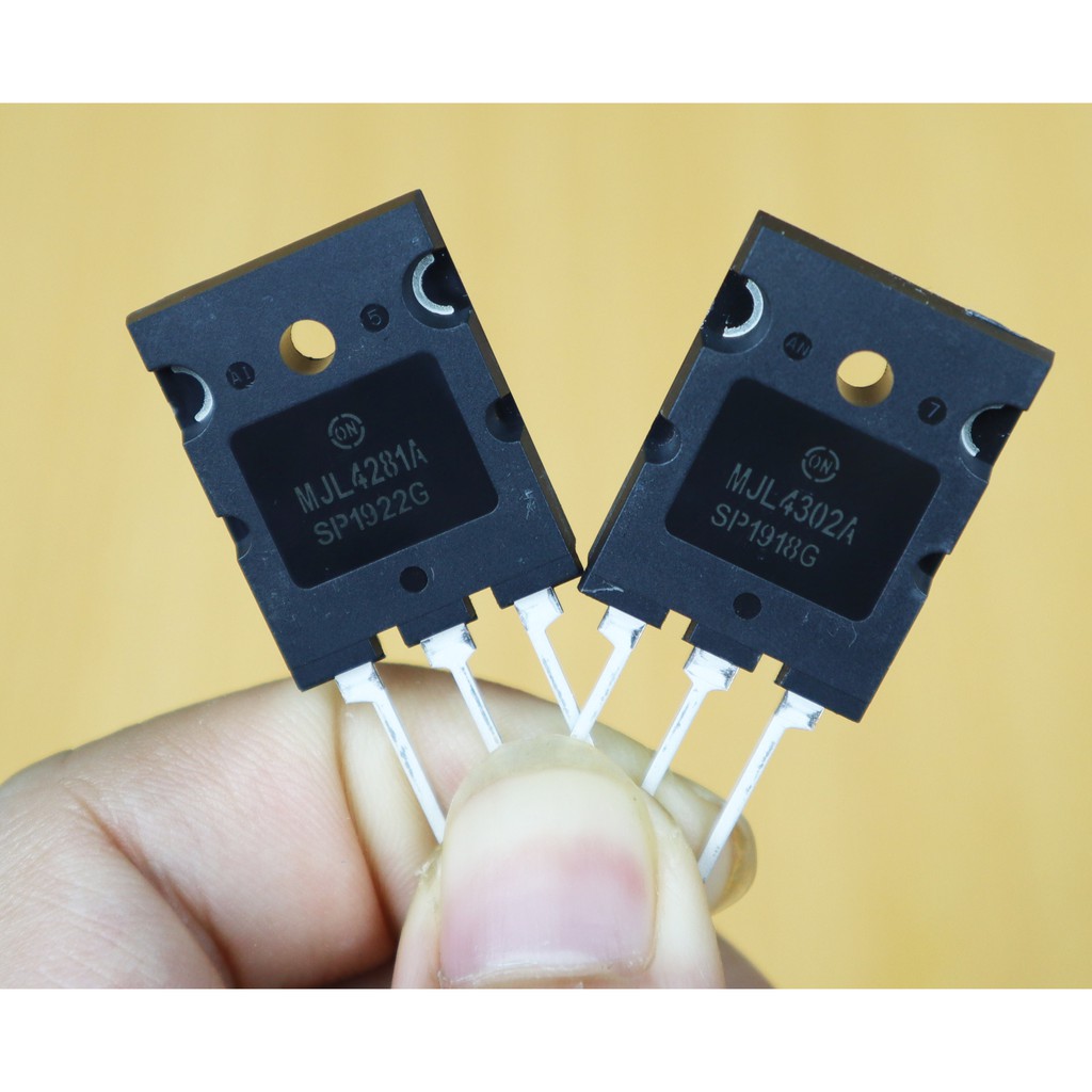 คู่คุณภาพดี MJL4302/MJL4281 15A 350V 230W Clamshells ON