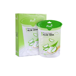 Moods Skin Care Natural Yogurt Aloe Vera Moisture & Hydrating 3D Facial Mask 35ml มาร์กหน้าโยเกิร์ต