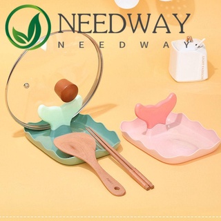 Needway ที่วางฝาหม้อ ABS มั่นคง สําหรับเขียง ไม้พาย กระทะ เครื่องครัว