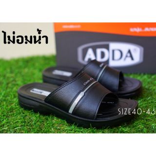 SIZE39-45 ADDAรองเท้าลำลอง รุ่นAdda 7C15 สีเทา/สีแดง