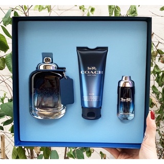 เซ็ตน้ำหอม Coach Blue EDT for Men Gift Set 3pcs.