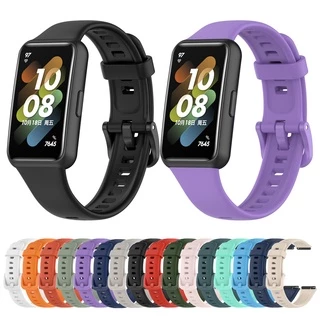 สร้อยข้อมือเปลี่ยนสายรัดซิลิโคนสําหรับ Huawei Band 6 7 8 9 10 11 Pro / Honor Band 7 6