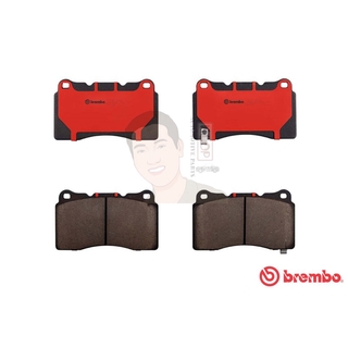 P54 039C ผ้าเบรก F (แท้ BREMBO รุ่น Ceramic) MITSUBISHI แลนเซอร์ EVO (ปั๊ม Brembo) อีโวลูชั่น Evolution 8/9 ปี2001-&gt; ...