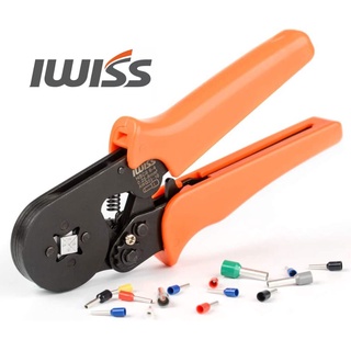 IWISS HSC8 6-4 คีมย้ำหางปลากลม หางปลากลม คอร์ดเอ็น CORD END แบบ 4เหลี่ยม