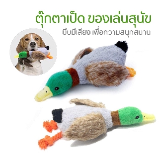 ตุ๊กตาของเล่น ตุ๊กตาเป็ด ของเล่นสุนัข ของเล่นแมว ของเล่นสัตว์เลี้ยง Dog Toy ของเล่นชิ้นโปรดของสุนัขของคุณ เลือกได้2แบบ