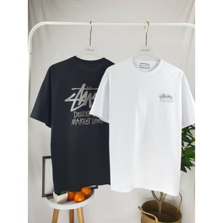 เสื้อยืดโอเวอร์ไซส์ เสื้อยืดแนวสตรีท ลาย STUSSY สุดชิก