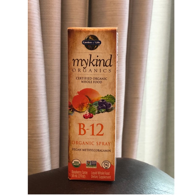 Garden of Life ,My Kind Organics B-12 Organic Spray , Rasberry