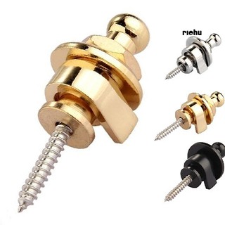 ฮาร์ดแวร์❤Professional Strap Lock Durable Round Head for Electric Guitar Bass Pins Parts