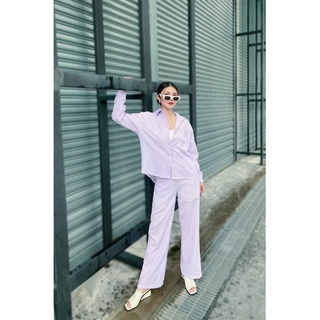 💜💜💜Purple Stripes Set💜💜💜 ป้ายypy