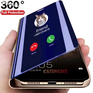 เคสโทรศัพท์มือถือหนัง ฝาพับกระจก หรูหรา สําหรับ Realme C25Y C21 C 25 25Y 21 Y 8i 8 Pro 4G