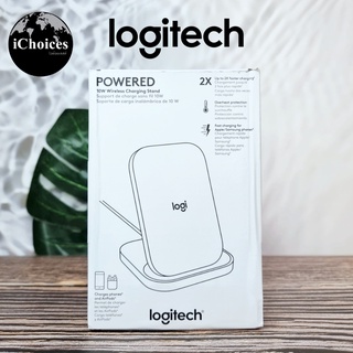 [Logitech] Powered 10W Wireless Charging Stand โลจิเทค แท่นชาร์จไร้สาย รองรับอุปกรณ์มาตรฐาน Qi For Phones and AirPods