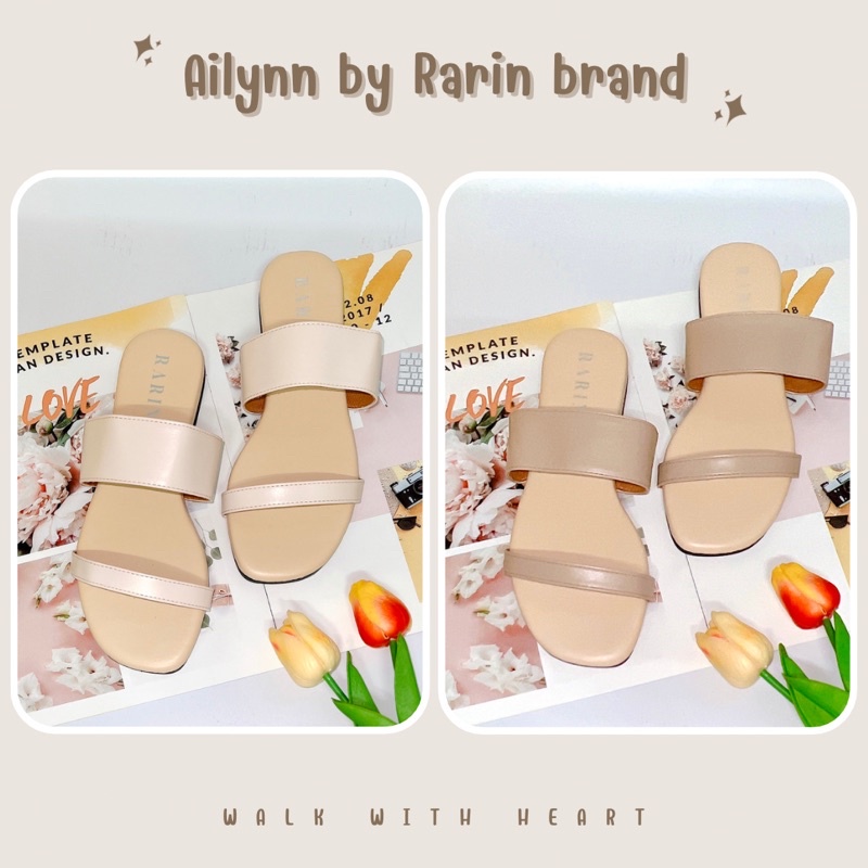 Rarin [ Ailynn ] รองเท้าแตะพื้นนุ่ม ใส่สบาย ดีไซน์น่ารัก **ไซส์ปกติ**