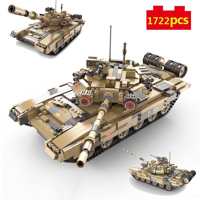 ชุดของเล่นประกอบโมเดล Cada C61003 T-90 ARMY TANK