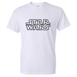 [S-5XL]เสื้อยืดลําลอง ผ้าฝ้าย แขนสั้น พิมพ์ลายตัวอักษร Star Wars สีพื้น คุณภาพสูง แฟชั่นสําหรับผู้ชาย