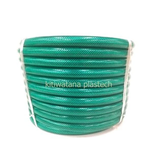 Shiyoda ส่งฟรี! สายยางใยเชือกสีเขียว 1/2”(4หุน) ยาว20ม ทนแรงดัน ไม่รั่วไม่แตก ป้องกันตะไคร่น้ำ ใช้ยาว10ปี [GH12-01-20]