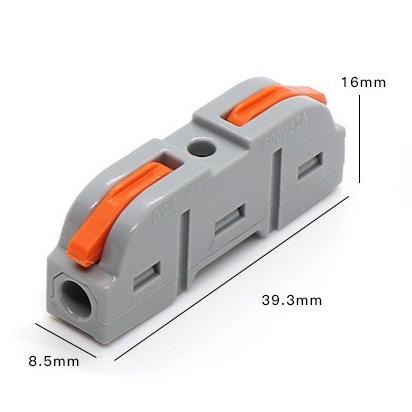 Sentoshi ตัวต่อสายไฟ เต๋าต่อสาย เชื่อมต่อสายไฟ 2ช่อง 3ช่อง 5ช่อง Terminal PCT Connector - รูปที่ 7