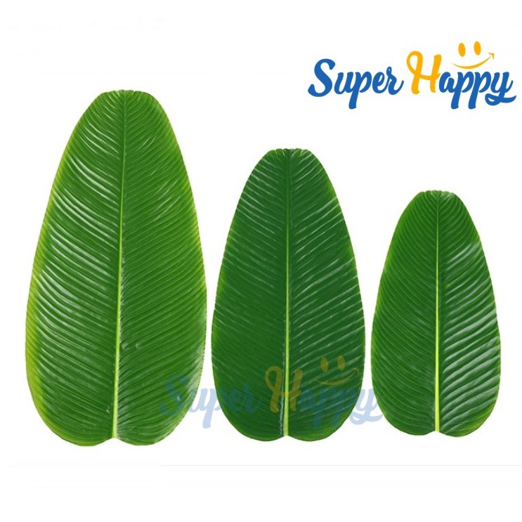 ใบตองปลอม ใบตองเทียม Banana Leaf ใช้สำหรับตกแต่ง รองภาชนะให้อาหาร