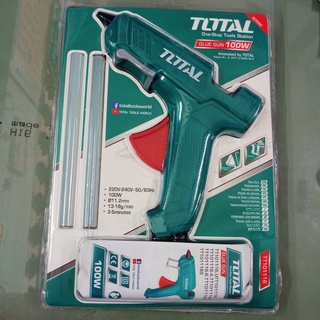 TOTAL ปืนกาวไฟฟ้า (เล็ก) 100 วัตต์ รุ่น TT101116 ( Hot Melt Glue Gun ) - ปืนยิงกาว แถมกาว 2 อัน