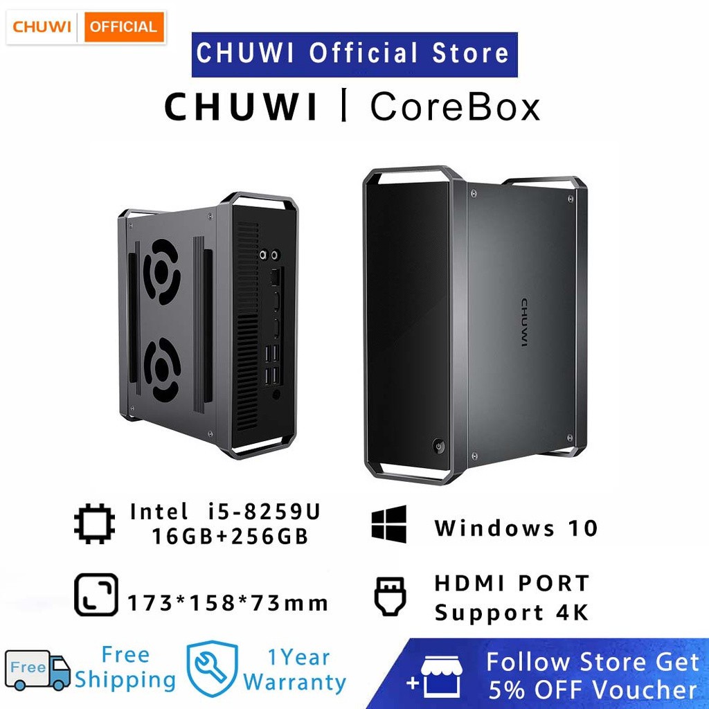 CHUWI CoreBox Core i5-8259U 16GB 256GB | tubosoliveira.com.br