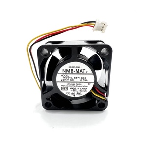 พัดลม nmb 1608vl-s5w-b69 24v 24v 0.09A 3สาย ออกบิลได้