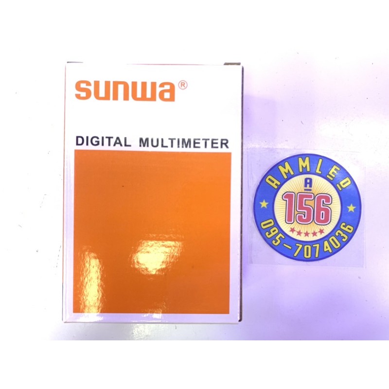 มิเตอร์วัดไฟดิจิตอล SUNWA รุ่น DT-830L สามารถ วัดโวลAC วัดโวลDC วัดแอมป์DC วัดโอม วัดทรานซิสเตอร์ วั