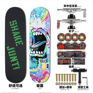 Santa Cruz DEATHWISH SKATEBOARD ZERO ELEMENT TOY MACHINCE WHOLE SET SKATEBOARD PRO ADULT SKATEBOARD 31*8INCH INDEPENDENT TRUCK BONES BEARING GRIZZLY GRIPTAPE MOB SPITFIRE WHEEL อะไหล่ชิ้นส่วน สำหรับสเก็ตบอร์ด