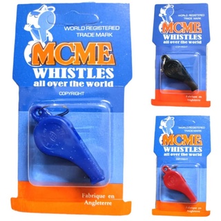 นกหวีด MCME Whistles สีดำ สีแดง สีน้ำเงิน สีขาว