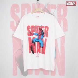 Marvel T-shirt เสื้อยืดมาร์เวล สีขาว ลิขสิทธิ์แท้100%