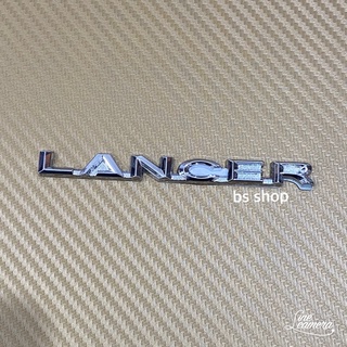 โลโก้* LANCER ติดรถ มิตชูบิชิ  ขนาด* 1 x 11.2 cm ราคาต่อชิ้น