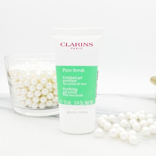 สครับลดความมัน Clarins Pure Scrub Purifying Gel Scrub 15 ml.