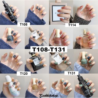 (T108-T131) ยาทาเล็บกึ่งเจล Two Moons 10ML. ยาทาเล็บ สีทาเล็บ