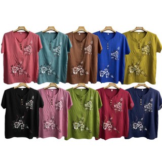 โปรโมชั่น : เสื้อคอกลมผ้าพริ้วผู้ใหญ่ ลายดอกใส่สบาย เสื้อใส่ทำงาน