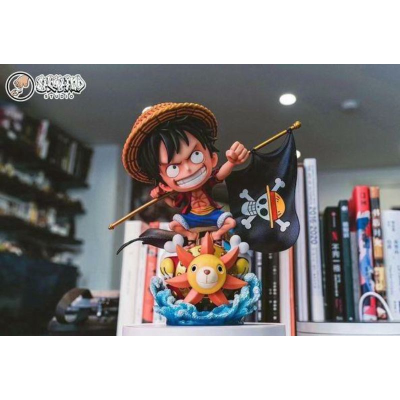 New Resin One piece Monkey D Luffy วันพีช ลูฟี่ โจรสลัด งานเรซิ่น​ แท้ ใหม่